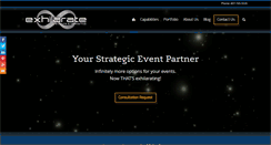 Desktop Screenshot of exhilarateevents.com